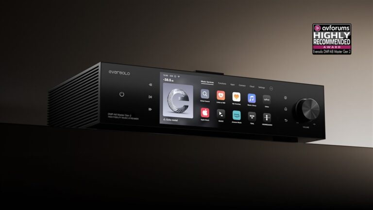 Eversolo DMP-A8 Gen 2 ($1,980) and DMP-A8 Master Gen 2 ($2,590) Add an 8.6-Inch Display, R-2R Preamp, and Top-Loading CD Drive