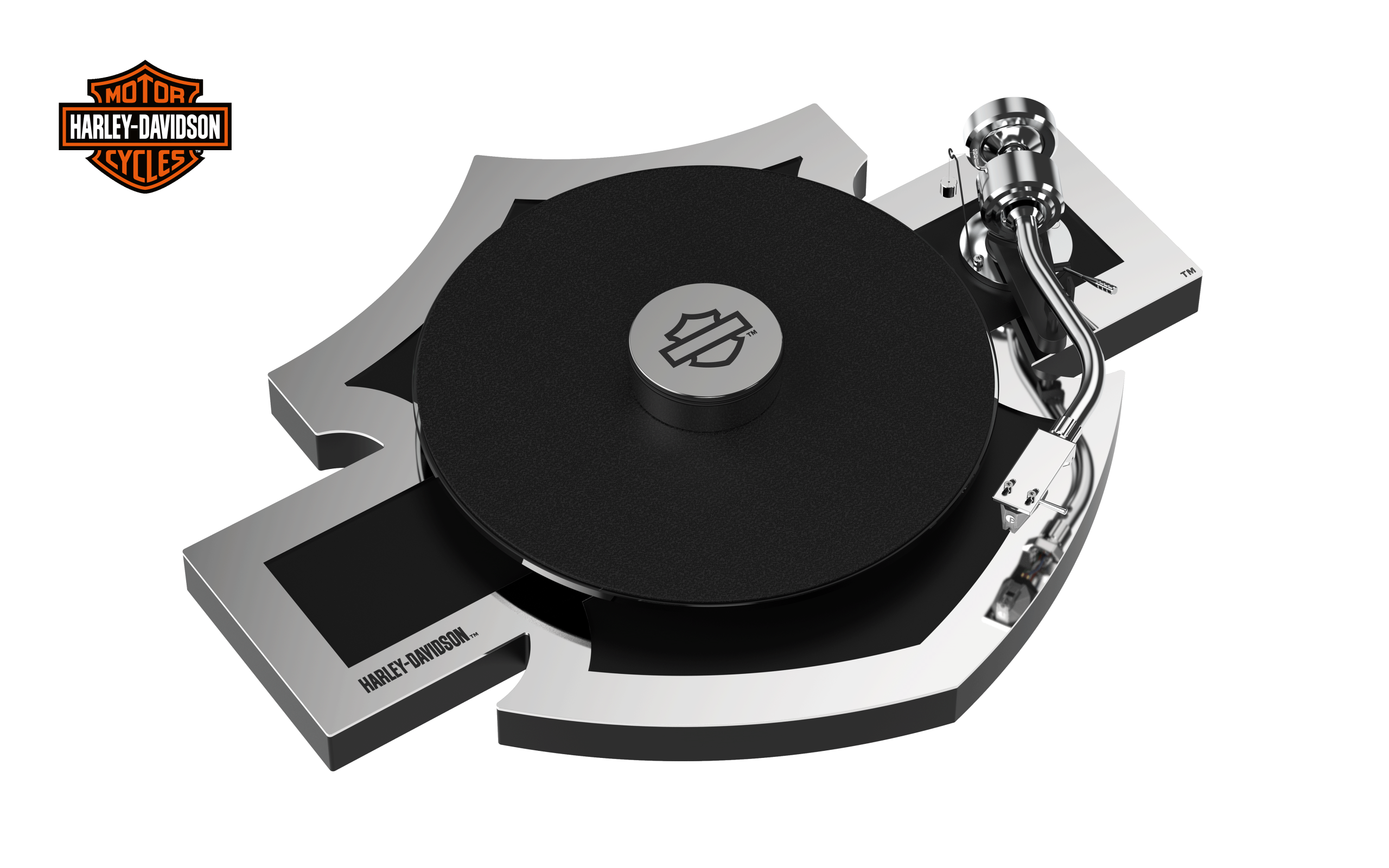 Pro-Ject Audio Systems Harley-Davidson Special Edition Turntable — Top/Diagonal View